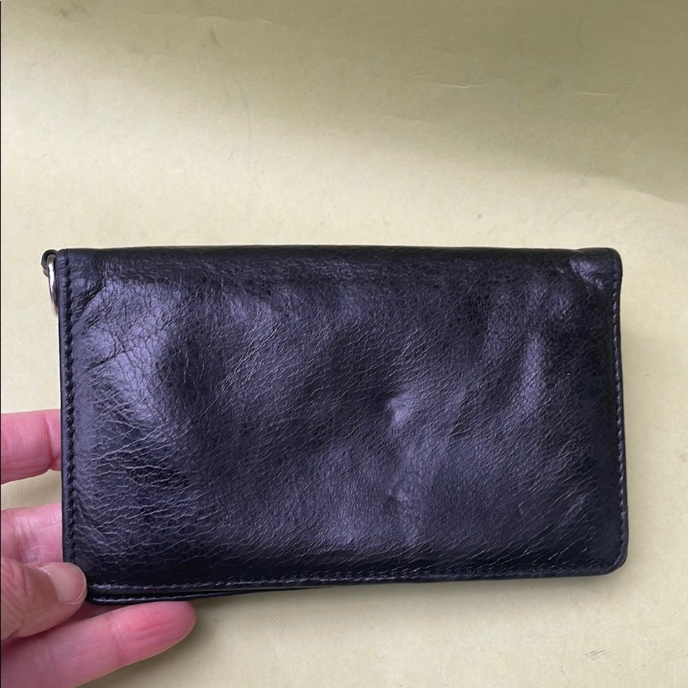 Hobo International Black Leather Wallet/Clutch - Picture 7 of 8